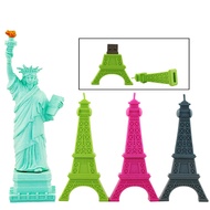 Full Capacity USB Flash Drive Cartoon Eiffel Tower Statue of Liberty Shape Pen Drive Memory Stick Pe