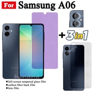 Samsung Galaxy A06 Anti Blue Light RayกระจกนิรภัยสําหรับA0 6 A0 6 ป้องกันหน้าจอ + ฟิล์มเลนส์กล้อง + 