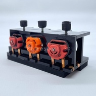 Hor/Ver Breakin Mount 3 Slots Dynamo Motor Tamiya Mini Part 4WD Holder Break In Vertical Horizontal 