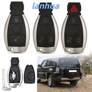 LANHUA Remote Key , 2/3/4 Buttons Keyless Entry Car Key Shell, Car Accessories ABS BGA NEC Key Shell  for  Benz W203 W204 W205 W210 W211 W212 W221 W222 Car