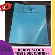(Ready Stock) Biological Science 2 -  System Maintenance Changes University Textbook A Level Pre U B