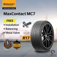 Continental MaxContact MC7 R17 205/40 215/50 215/55 225/45 225/50 225/55 245/45 (with installation)