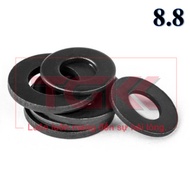 Flat black dragon 8.8 (M6-M14) - DIN125