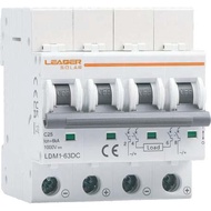Leader MCB LDM7-4P-63-20A for Solar System 20A 4P 1000V DC MCB