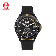 CAT DOME QD-161-21-127 Black Silicone Band Analog Watch | 10 ATM | 43MM | 2Y Warranty