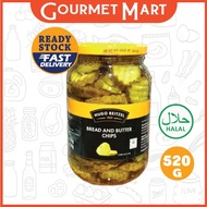 HUGO BREAD & BUTTER CHIPS (SLICED GHERKIN) 500G
