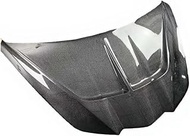 CA Style Carbon Fiber Front Hood Bonnet Compatible For Corvette C8 Z07/Z06 (2019-2024) With Bolts Af