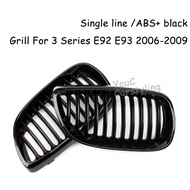 E92 Single line Gloss Black Grille Replacement Grille For BMW 3 Series E92 Coupe E93 Cabriolet E92 M