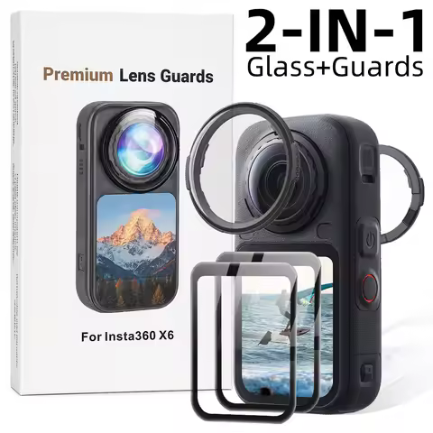 Insta360 X6 Lens Guard + Screen Protector for Insta360 X6 Accessories Lens Protector Cover & Anti-sc