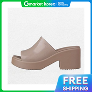 Crocs(ครอคส์) | บรคลน สไลด ไฮ ไชน ฮล รองเทาแตะผหญง รนลาเต 209709-2Q9 631249