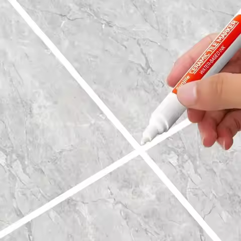 Ceramic Tile Gap Repair Pen, Anti-Mildew Waterproof Grout Filler for Bathroom Wall Floor, Whiteboard
