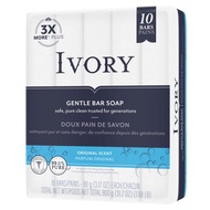 Gentle Bar Soap Ivory Original Scent Pure Soap 90g x 10ea