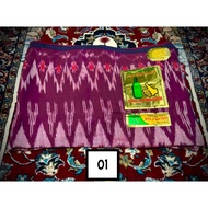 Sarung Tenun Asli Goyor cap BOTOL AL WAFA SUPER 100% Rayon Yarn (Maroon)