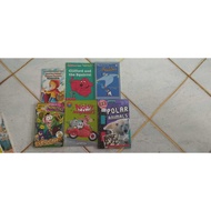 6 children books bundle (polar animals/noisy neighbours/aladdin/fleabag monkeyface/clifford/cerita P