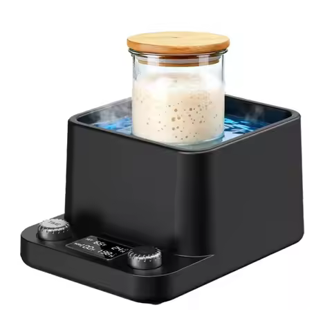 UNCL For Jars Under 50 Oz Sourdough Starter Warmer, Water Bath 70 To 104° F Thermostat Precision Of 
