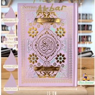 (CAN CUSTOMIZE NAME) AL-QURAN A5 MOSAIC AKBAR ONE SET FREE PREMIUM TASBIH 33 PIECES