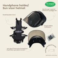 Zedge handlebar sidemirror handphone holder motorcycle bicycle pmd accessories (SG SELLER)