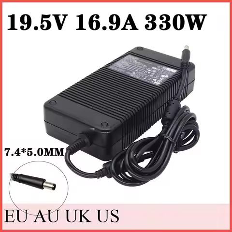 330W 19.5V 16.9A Ac Power Adapter Charger for Dell Alienware M18 M18x X51 X51 R2 XM3C3 DA330PM111 Y9
