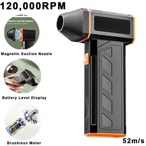 F31 Blower Jet Turbo 120000RPM Turbo Fan Blower Brushless 3-Gear Souffleur Air Puissant Turbo Fan Je