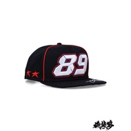 Opportunity Dream 26 Jorge Martin JM89 Trendy Casual Electric Embroidered Flat Rock Hat [MotoGP Offi