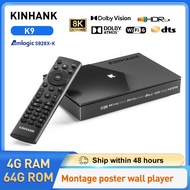 KINHANK K9 Android TV Box 8K ISO BDMV Amlogic S928X-K 4GB 64GB Dolby Vision Atmos HDR10+ Set Top Box