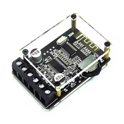 10W/15W/20W/30W/40W Stereo Bluetooth Power Amplifier Board 12V/24V High Power Digital Amplifier Modu