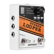 onlylove1-PH ammoon STEREO LOOPER Loop Record Guitar Effect Pedal 10 Independent Loops Max 10min Rec