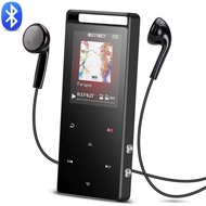 AGPTEK A01ST Bluetooth 16GB Metal Body MP3 Player with FM Radio & Touch Buttons - Black (Brand New B