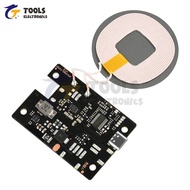 Modul Pengecas Tanpa Wayar 20W Berkuasa Tinggi DC 10V-24V Pengecasan Pantas Jenis C Papan Induk Peng