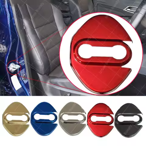 Car Door Lock Cover Auto Emblems Decorative protective Case Sticker for Hummer H1 H2 H3 H3T H3x Hx H