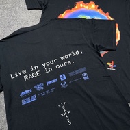 liTravis Scott Fortnite World Happy Face Tee short sleeve T-shirt NX312