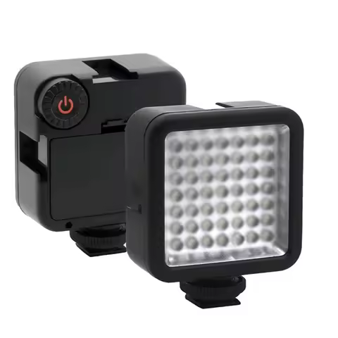 A73E-Bright LED Video Light 49 Led Camera Lighting Dimmable Portable Camera Light Panel for Canon,Ni