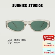 SUNNIES STUDIOS - June Champagne Pond Cat Eye Sunglasses - 60332RP-2-2