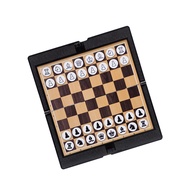 1 Set Travel Chess Set Magnetic Checkers Set Board Stard Chess Folding Chess Set Magnetic Chess Board