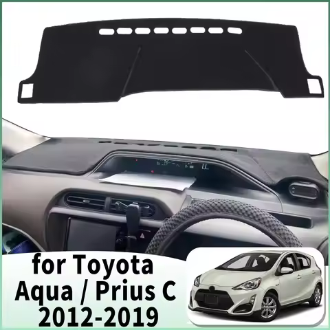 fit for Toyota Aqua Prius C NHP10 2019-2012 Dashmat Accessories Dashboard Cover Pad DashMat Sunshade