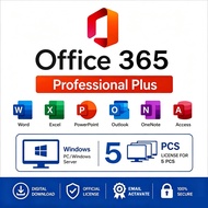 Microsoft Office 365 Email Acct Activate for 5 Devices Official Premium Access Word Excel Powerpoint