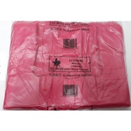 STAR BRAND (30) 381MM X 381MM / 15" X 15" / SINGLET BAG / PLASTIC BAG / T-SHIRT BAG / HANDLE BAG / 背