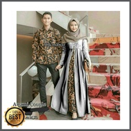Baju Sarimbit Batik - Couple Gamis Pesta