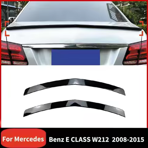 For Mercedes Benz E CLASS W212 E200 220 250 300 320 350 E63 AMG 2008-2015 Rear Boot Trunk Spoiler Wi