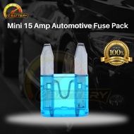 (MINI) 15 Amp MINI Blade Fuses ATC Automotive Fuse | 15Amp Mini Fuse