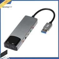 SEV Usb Sound Card External Sound Card Usb Fiber Optic Spdif Sound Card for Enhanced Audio Experienc