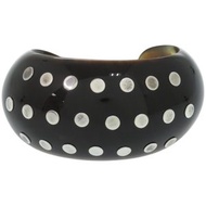 愛馬仕 (Hermes) 925純銀鑲鑽水牛角ブラウン手環 0102 [二手]