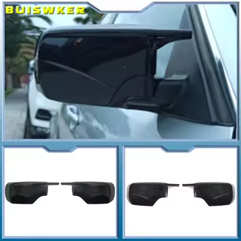 Car Side Door Rearview Side Mirror Cover Cap for BMW E46 316i 318i 318d 320d 320i 323i 325i 328i 330