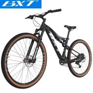 ☻29er Full Suspension Carbon Complete Mountain Bike 11 Speed Disc Brake XC Dual Suspension MTB B ❦w