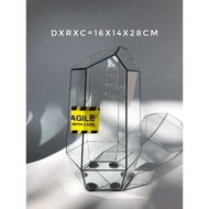 Polygonal Terrarium Tank Code D17 Semi-terrain Terrarium Setup