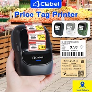 【Local Delivery】Clabel 221B Wireless Bluetooth Thermal Sticker Printer No Ink Label Printer Mini Portable Printer Applicable To Name Tag, Sticker Label, Price Tag,Transparent label