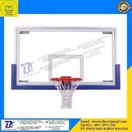 Papan Ring Basket Akrilik 20mm 120x180cm Per 2 Pading Busa