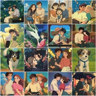 DROFE Ghibli Art Painting by Number Ghibli inspired Paint by Number With Frame Anime Acrylic paint