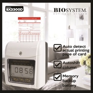 Biosystem BX3300D Heavy Duty Time Recorder Punch Card Machine BX-3300D BX 3300D