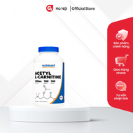 Nutricost Acetyl L-Carnitine 500mg đốt cháy calo giảm mỡ phục hồi cơ bắp (180 viên) nhập khẩu Mỹ